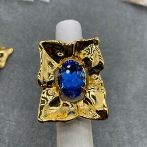 Alexis Bittar Candy Collection Large Gemstone Ring Size 7